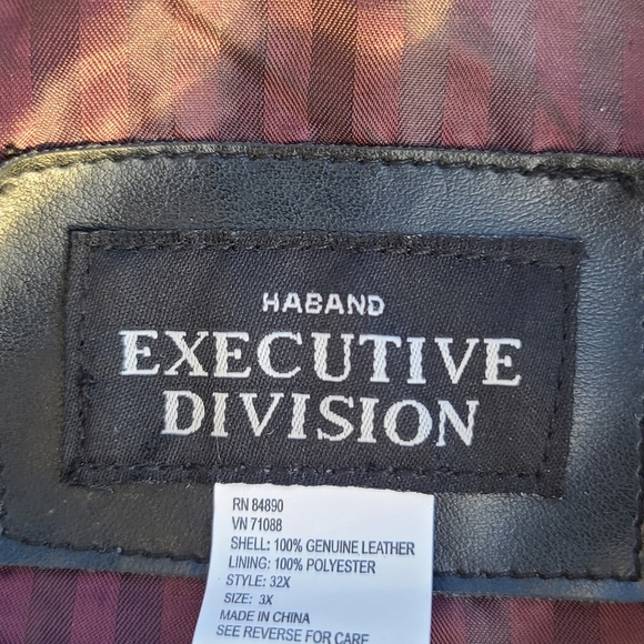 Mens leather jacket - Picture 2 of 4